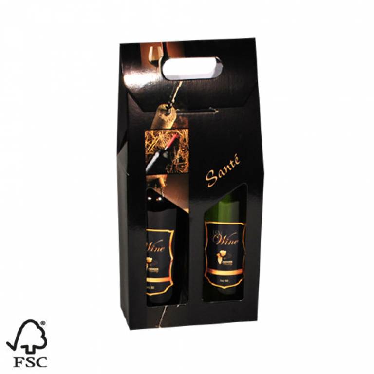 Sante draagkarton 2 flessen (exclusief wijn)